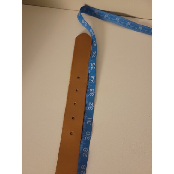 Anthropologie Honey Brown Leather Boho Belt Sz S - Picture 8 of 8